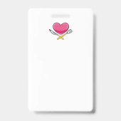 Restaurant - Badge de cordon de service traiteur (Arrière)