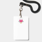 Restaurant - Badge de cordon de service traiteur (Arrière avec lanière)