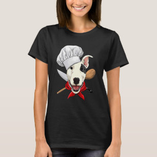 Restaurant Bull Terrier Chef Cook Kitchen Koken T-shirt