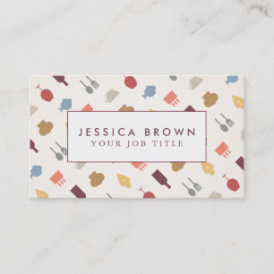 restaurant Business Card Template! Visitekaartje