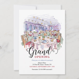 Restaurant Cadre Invitation