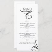 Restaurant Café Lounge Menu (Devant / Derrière)