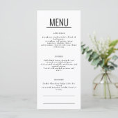 Restaurant Café Lounge Menu (Debout devant)
