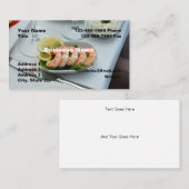 Restaurant carte de visite thème HAMbyWG (Devant / Derrière)