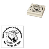 Restaurant & Carvery Business. Rubberstempel (Gestempeld)