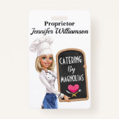 Restaurant - Catering Badge Lanyard (Devant)