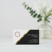 Restaurant classique Cartes de visite (Debout devant)