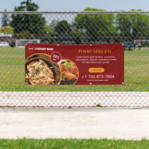 Restaurant Dagelijks Speciale Outdoor Aangepaste B Spandoek