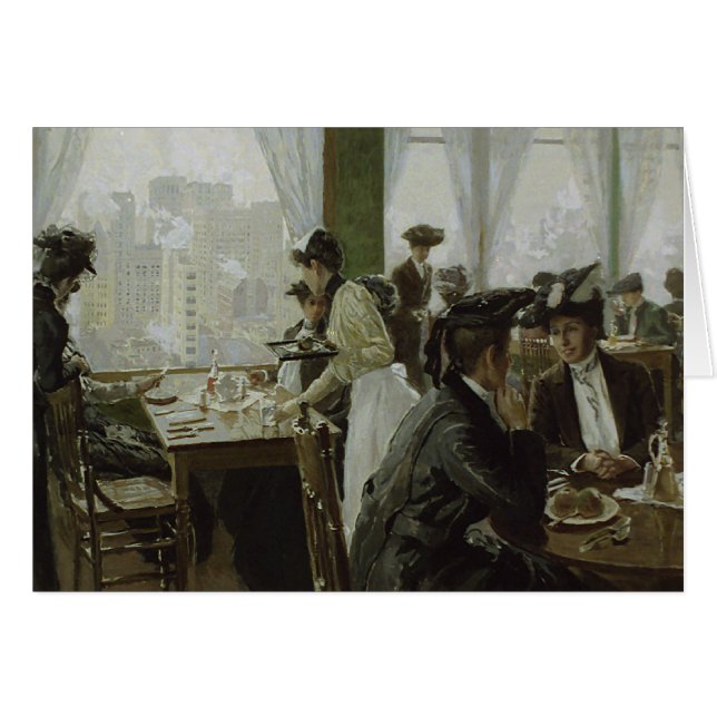 Restaurant dans un édifice haut (Devant horizontal)