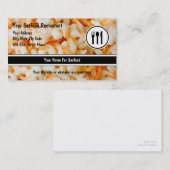 Restaurant de fruits de mer Cartes de visite (Devant / Derrière)