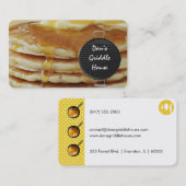 restaurant de petit-déjeuner carte de visite (Devant / Derrière)