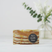 restaurant de petit-déjeuner carte de visite (Debout devant)