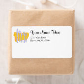 Restaurant Dinnerware Design Étiquette personnalis (En situation)