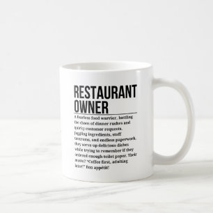 Restaurant Eigenaar Koffiemok