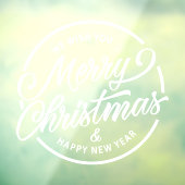 Restaurant en Kantoor kerstvakantie Raamsticker (Vel 3)