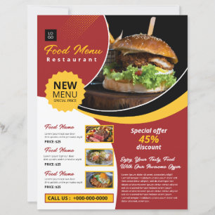 Restaurant Flyer Sjabloon