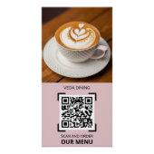 Restaurant Foto Scan QR Code Menu Bestelling Perfect Poster (Voorkant)