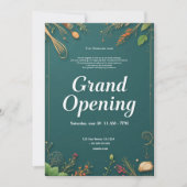 Restaurant Grand Opening Uitnodiging (Voorkant)
