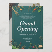 Restaurant Grand Opening Uitnodiging (Voorkant / Achterkant)