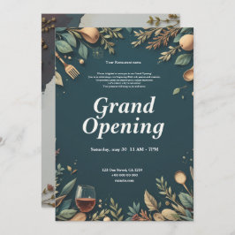 Restaurant Grand Opening Uitnodiging
