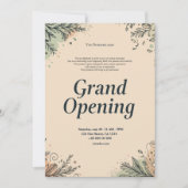 Restaurant Grand Opening Uitnodiging (Voorkant)