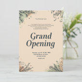 Restaurant Grand Ouverture Invitation (Debout devant)