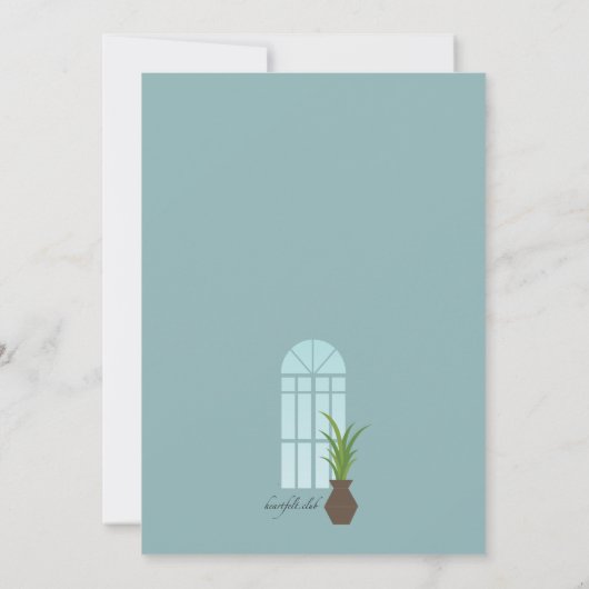 Restaurant Invitation Intérieure (Dos)