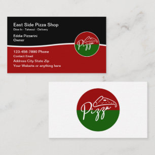 Restaurant italien Pizza Design Carte de visite