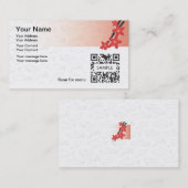 Restaurant japonais de modèle de carte de visite (Devant / Derrière)