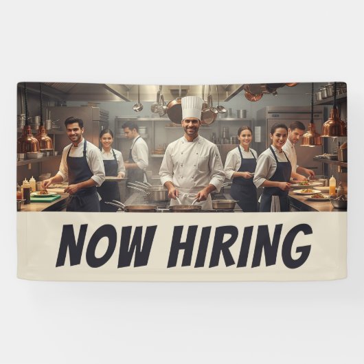 Restaurant Kitchen MAINTENANT LOCATION Bannière - (Horizontal)