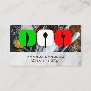 Restaurant Logo   culinaire kunsten   specerijen Visitekaartje