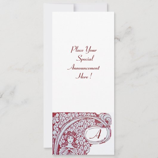 RESTAURANT MENU INITIALEN ,diner, brunch Kaart (Achterkant)