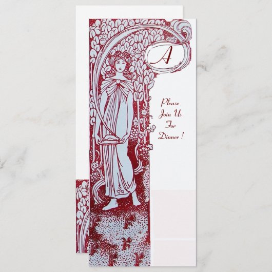 RESTAURANT MENU INITIALEN ,diner, brunch Kaart (Voorkant / Achterkant)