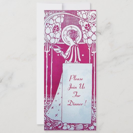 RESTAURANT MENU INITIALEN Roze Wit Diner,Brunch Kaart (Voorkant)