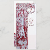 RESTAURANT MENU MONOGRAM ,diner, brunch Kaart (Voorkant / Achterkant)