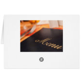 Restaurant Menu Sjabloon (Achterkant Horizontaal)