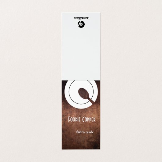 Restaurant Modèle Carte de visite (Extérieur déplié)