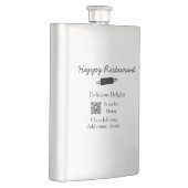 Restaurant naam scan QR menu contactgegevens toevo Flacon (Rechts)