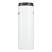 Restaurant naam scan QR menu contactgegevens toevo Thermosbeker (Achterkant)