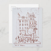 Restaurant op Boulevard | Saint-Germain, Parijs Briefkaart (Voorkant / Achterkant)