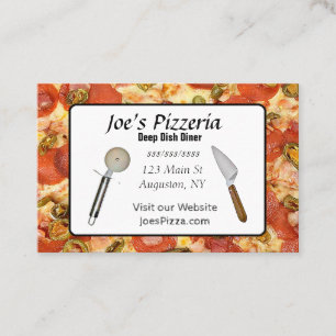 Restaurant Pizza Carte de visite