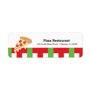 restaurant Pizza Etiket