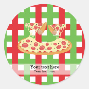 restaurant Pizza Ronde Sticker