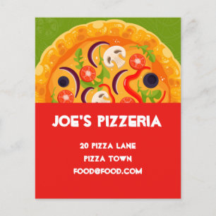 restaurant Pizzeria Pizza Flyer