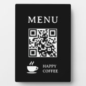 Restaurant QR-code menu | 13 x 18 cm Fotoplaat (voorkant)