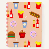 Restaurant Repas Boisson Carnet minimaliste (Devant)