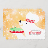 restaurant restaurant cuisine d'ours polaire carte (Devant / Derrière)