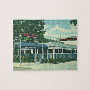  restaurant, Retro Rhinebeck Roadside Diner Legpuzzel