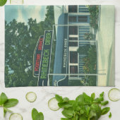  restaurant, Retro Rhinebeck Roadside Diner Theedoek (Gevouwen)