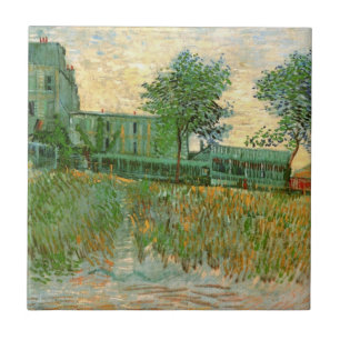 Restaurant Sirene, Asnières door Vincent van Gogh Tegeltje